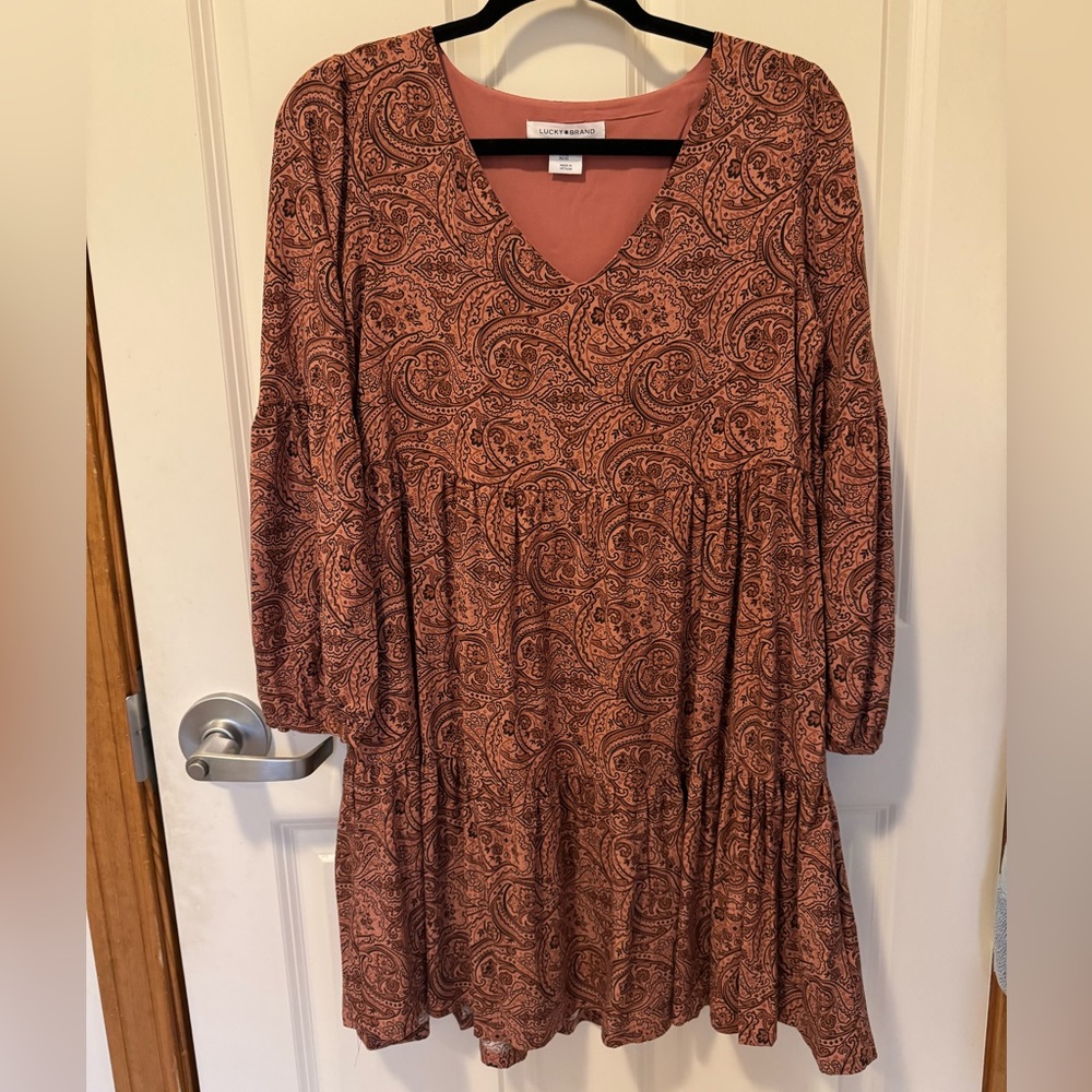 Lucky brand XS paisley dress